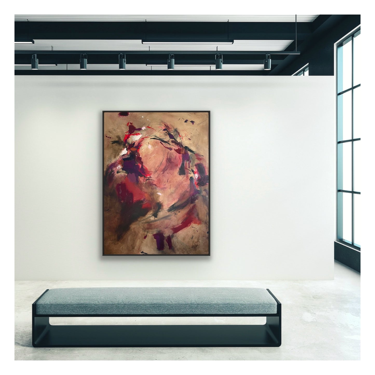 'On the verge of progress' (160x120cm) Angéline Catteeuw