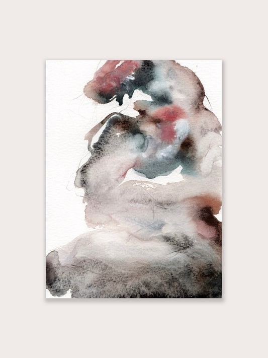 Aquarel (Untitled 4) 18x13cm Angéline Catteeuw 
