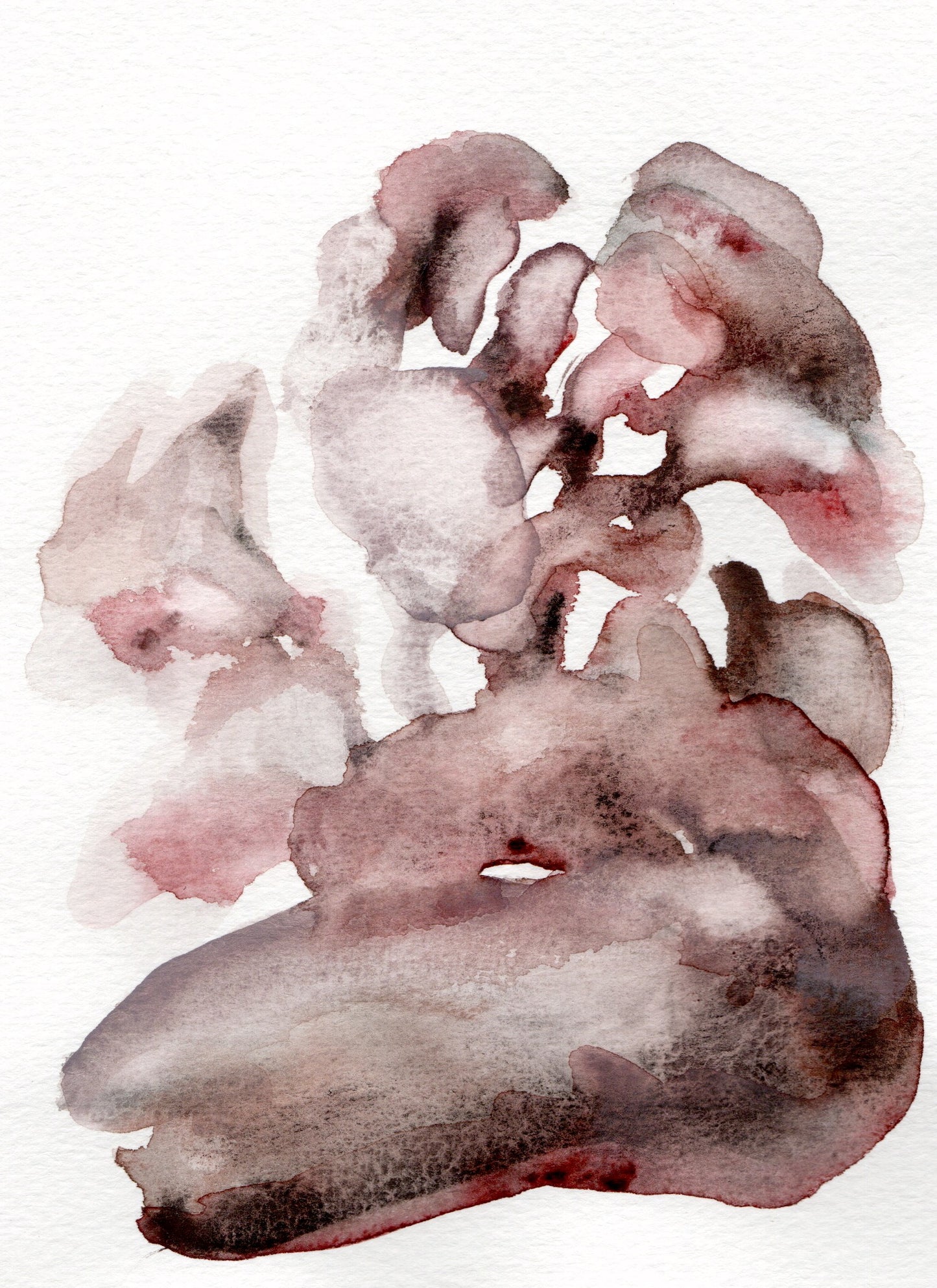 Aquarel (Untitled 2) 18x13cm Angéline Catteeuw 