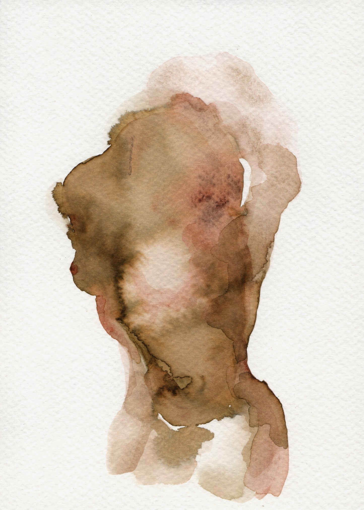 Aquarel (Untitled) 18x13cm Angéline Catteeuw 