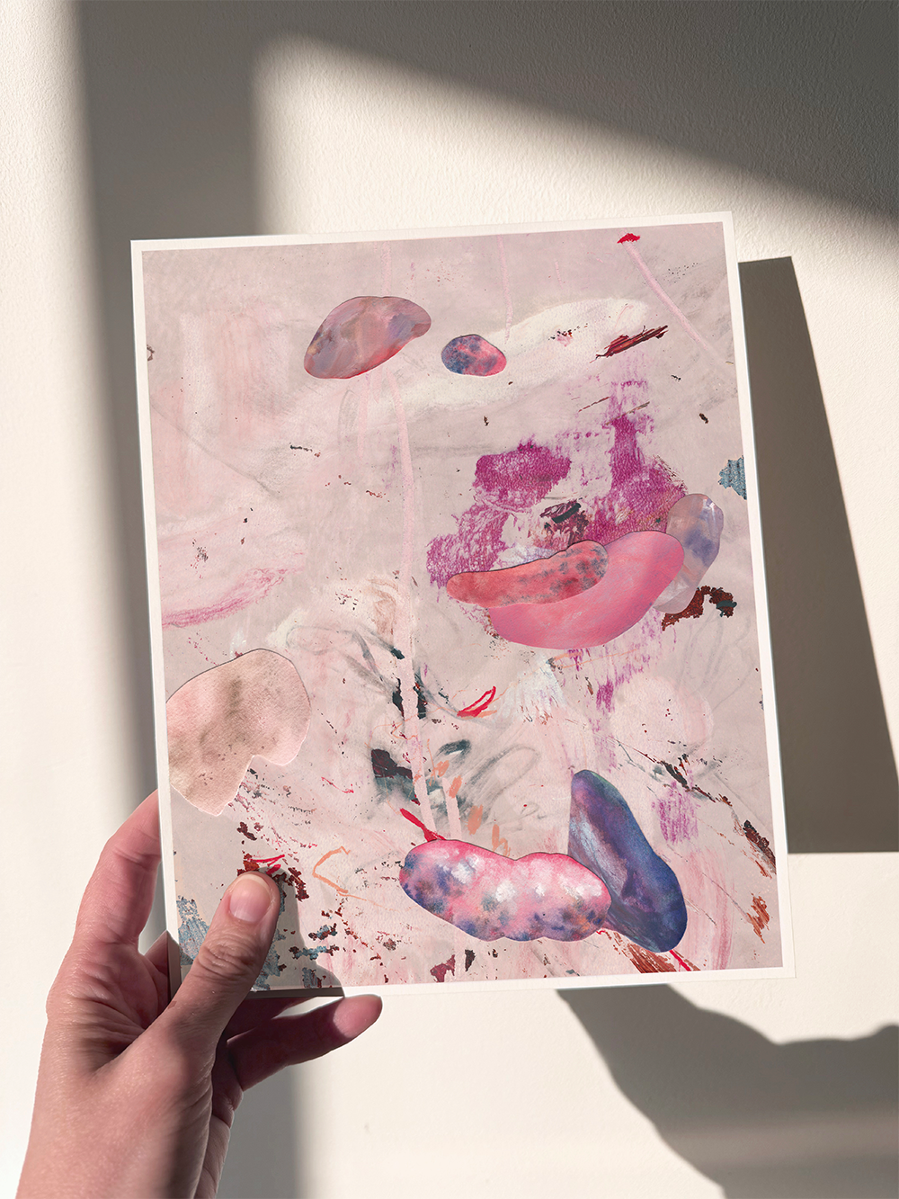 'Ethereal' Mixed Media print
