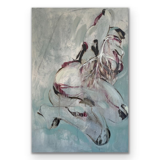 'Silent questions' (120x80cm) Angeline Catteeuw 